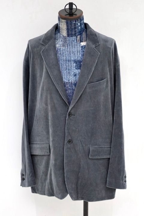 グラフペーパー Soft Knit Corduroy Jacket(GM263-20110B)GRAY☆9月5日(土)発売！