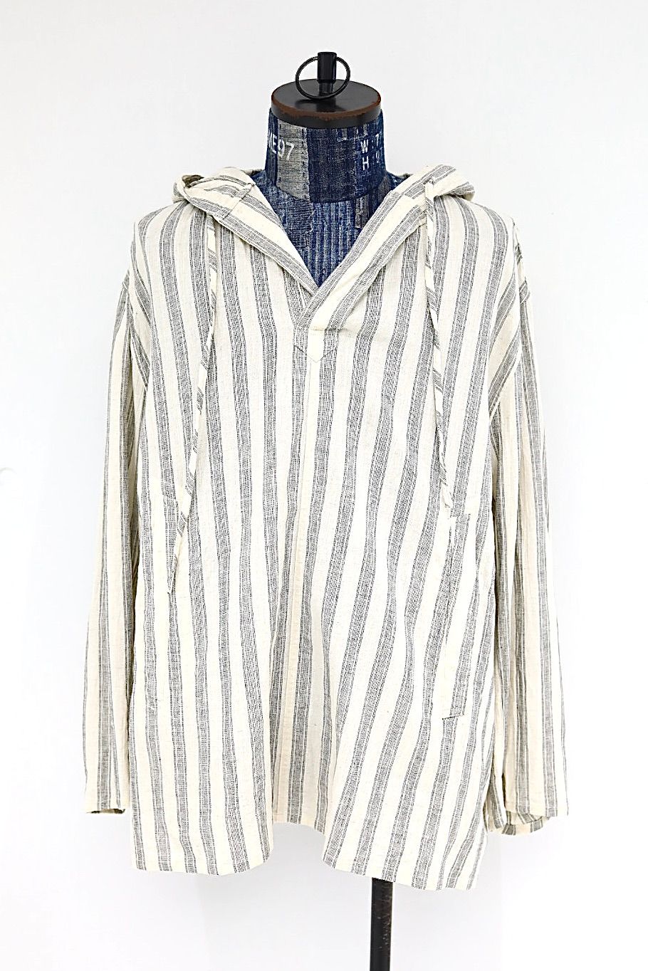 ブラームス 26SS Cotton Linen Stripe Snow Parka(BHS26027STR)Stripe