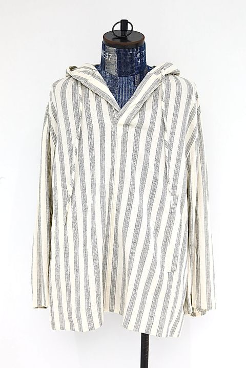 ブラームス 26SS Cotton Linen Stripe Snow Parka(BHS26027STR)Stripe