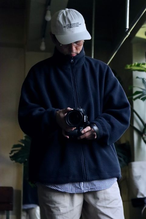 FreshService POLARTEC FLEECE STAND COLLAR BLOUSON"NAVY"スタイル