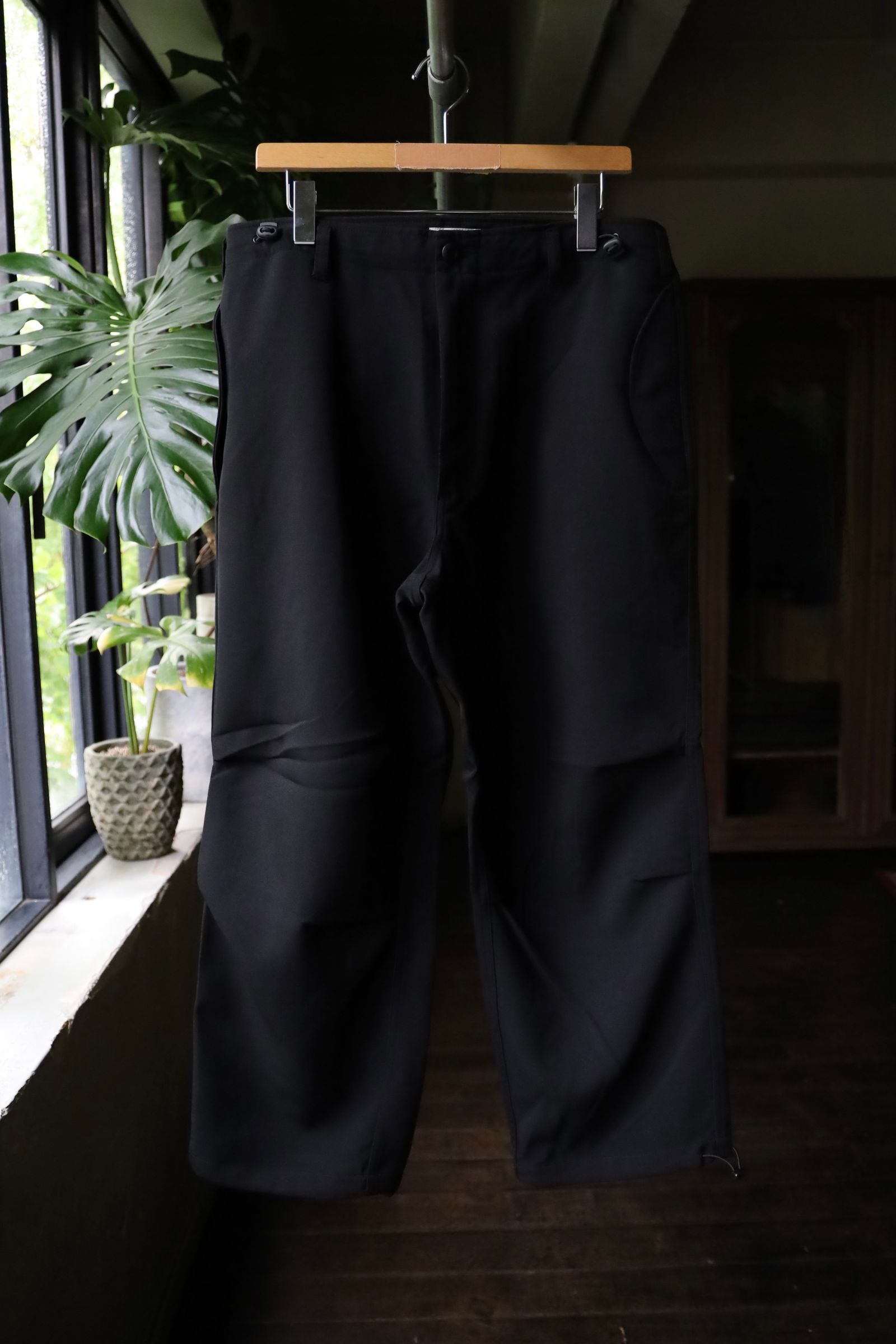 セダンオールパーパス FW24 Tech Wool Over Pant(SD24F-PT03) Black