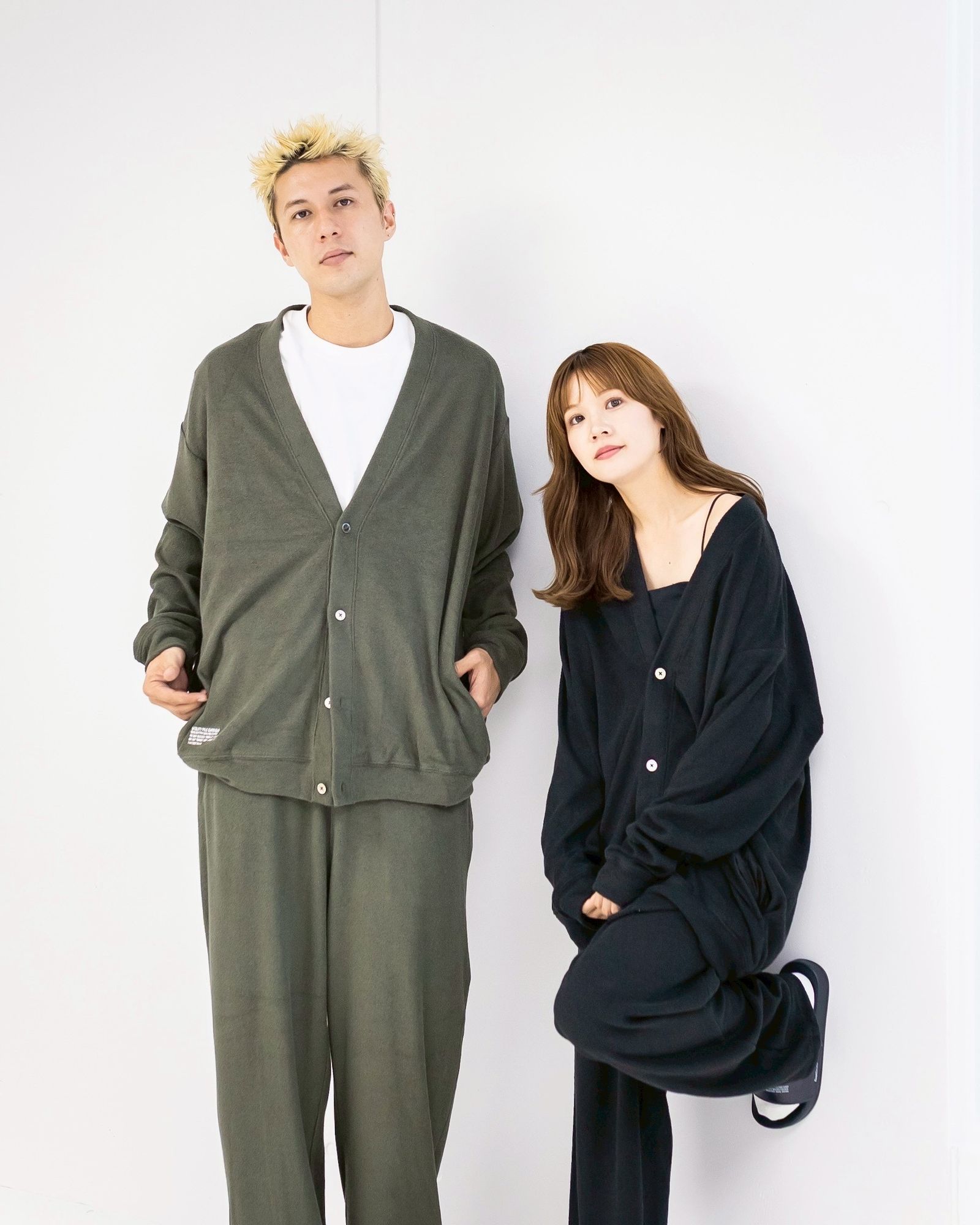 フレッシュサービス UTILITY PILE CARDIGAN SETUP クロ UTILITY PILE CARDIGAN SET-UP – FreshService® official site