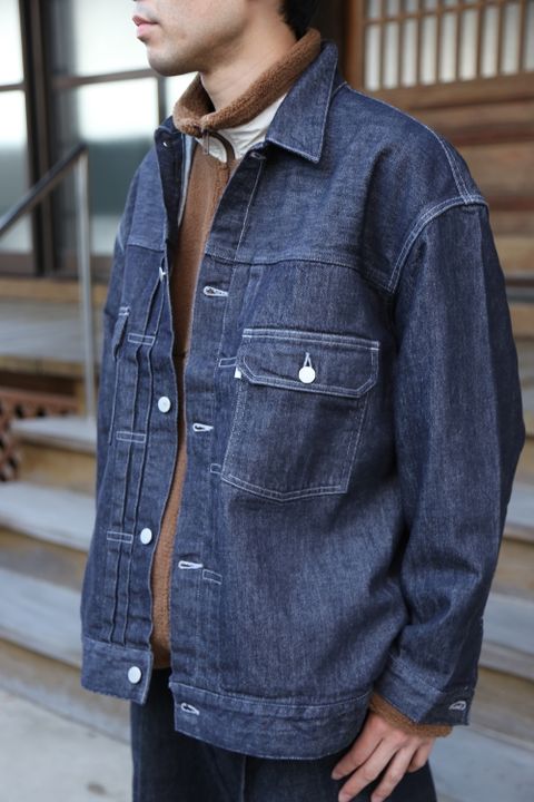 Graphpaper Colorfast Denim Blouson&Colorfast Denim Two Tuck Pants"INDIGO"Style.2020.11.13.