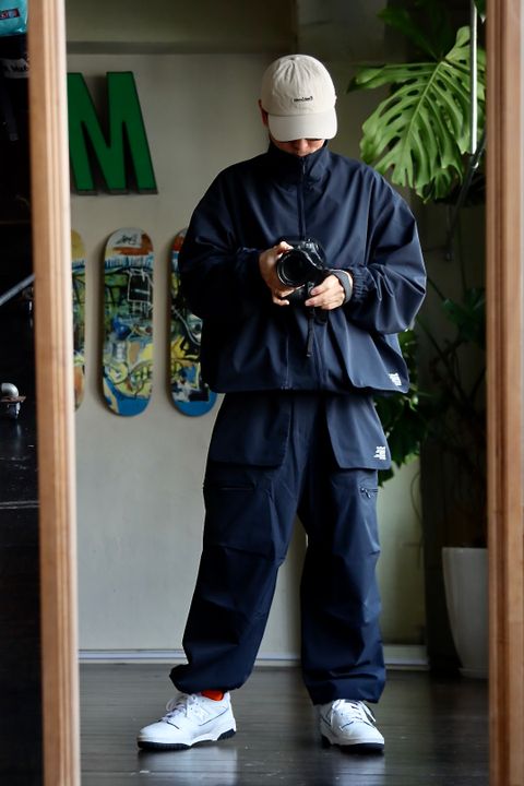 FreshService 23SS SOLOTEX TWILL FUNCTIONAL BLOUSON"NAVY"スタイル