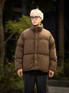 Graphpaper Garment Dyed Down Jacket (BROWN) MARKスタイル！