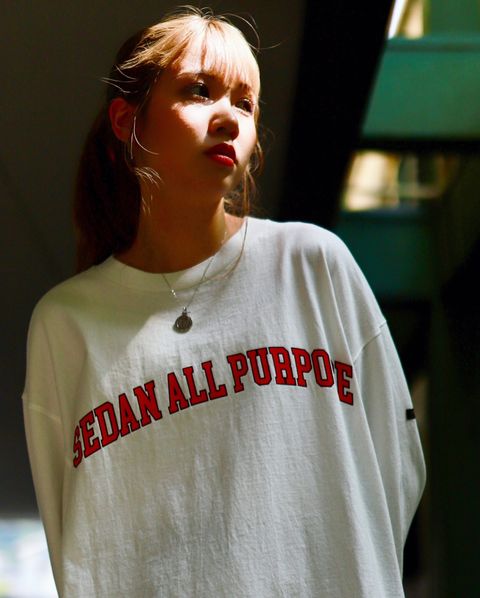 SEDAN ALL-PURPOSE 新作Arch Logo L/S Tee style.2023.7.29
