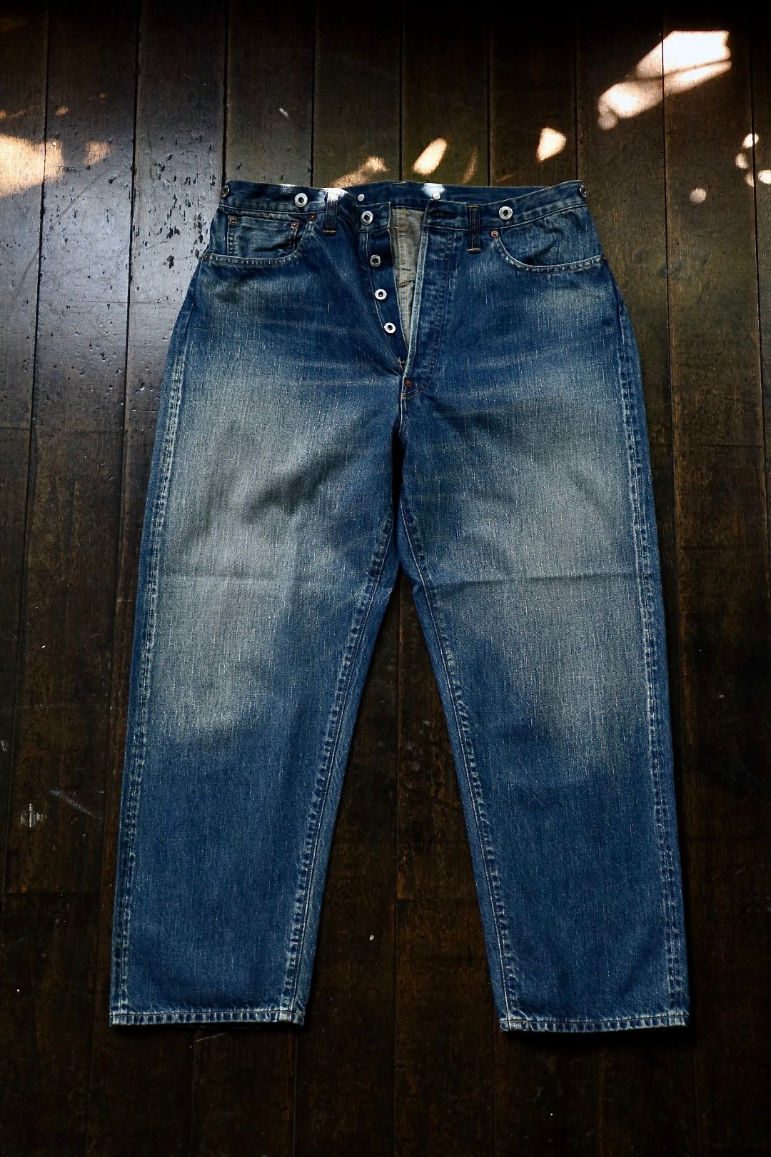 A.PRESSE - アプレッセNo.22 Washed Wide Denim Pants(AP-4003)INDIGO☆8月10日(土)発売！ |  mark