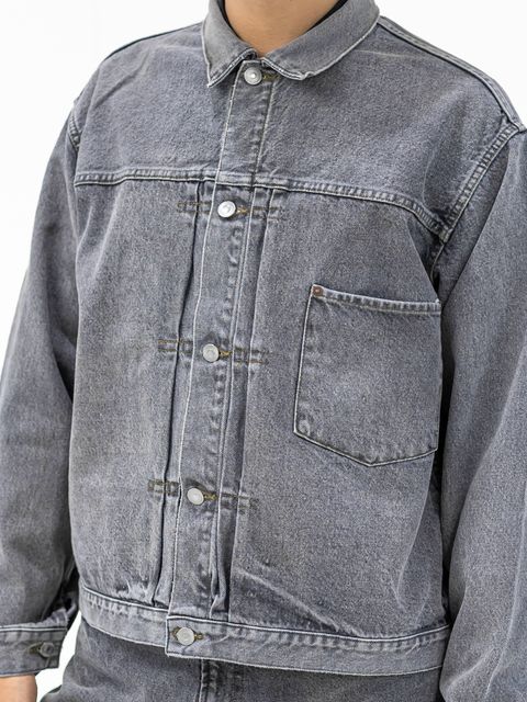 A.PRESSE Vintage Gray Denim Jacket☆9月19日(土)新作発売！