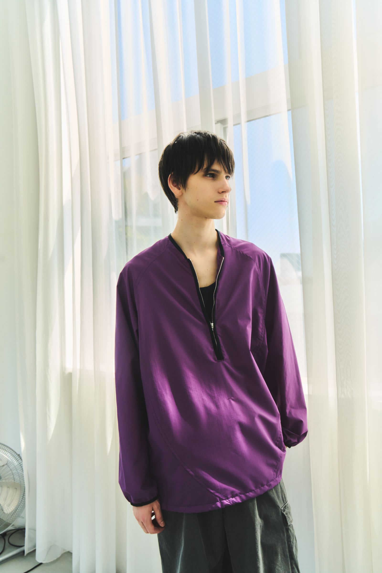 CHASSE チェイス26SS ナイロンシャツ NYLON SHIRT(26-SS-SH1)PURPLE☆新作発売！