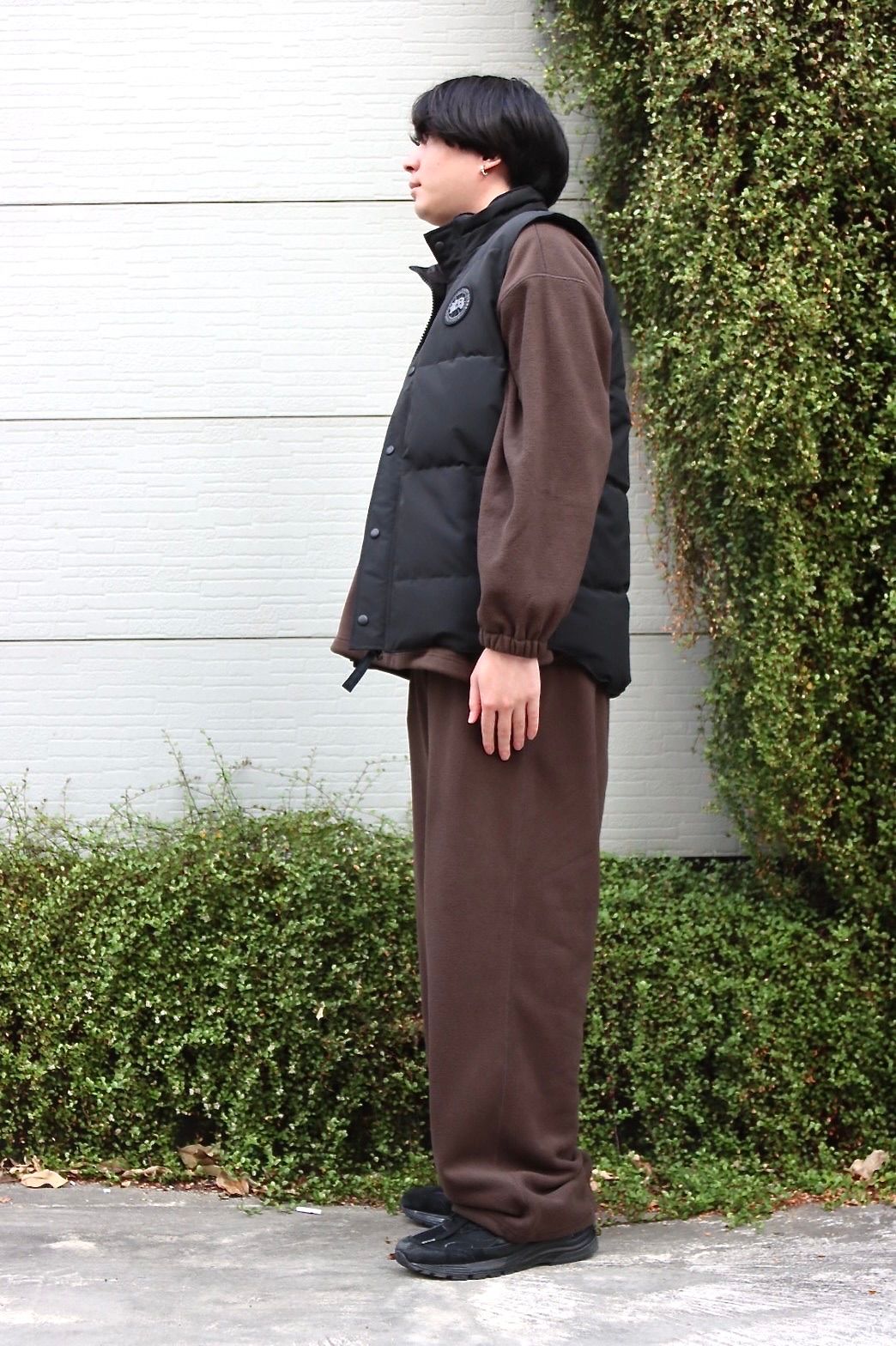 CANADA GOOSE GARSON VEST BLACK LABELスタイル