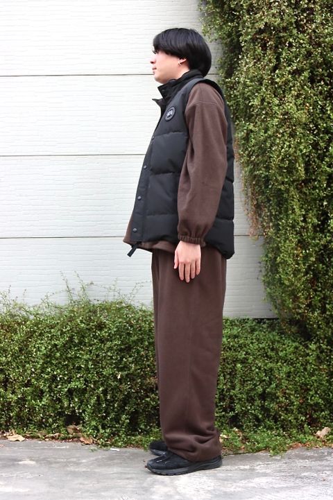 CANADA GOOSE GARSON VEST BLACK LABELスタイル