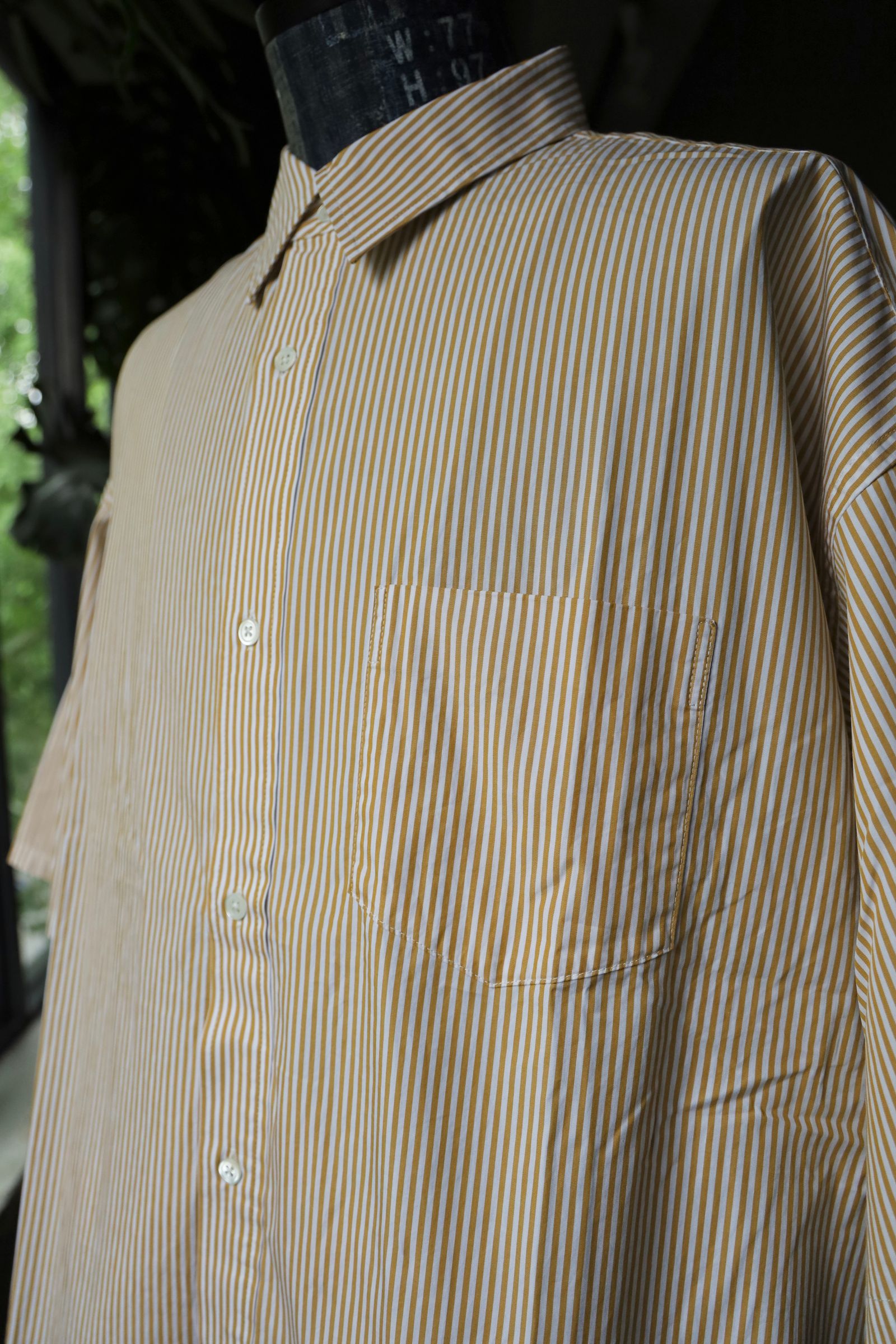 フレッシュサービス CORPORATE UNIFORM S/S SHIRT(YELLOW STRIPE)