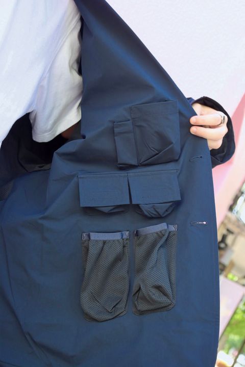 FreshService × HOUYHNHNM コラボセットアップスタイル