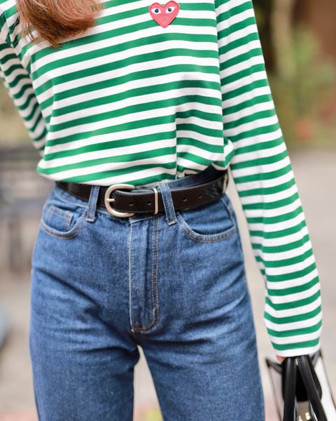 プレイ コムデギャルソン 新作Striped T-Shirt style.2023.3.19