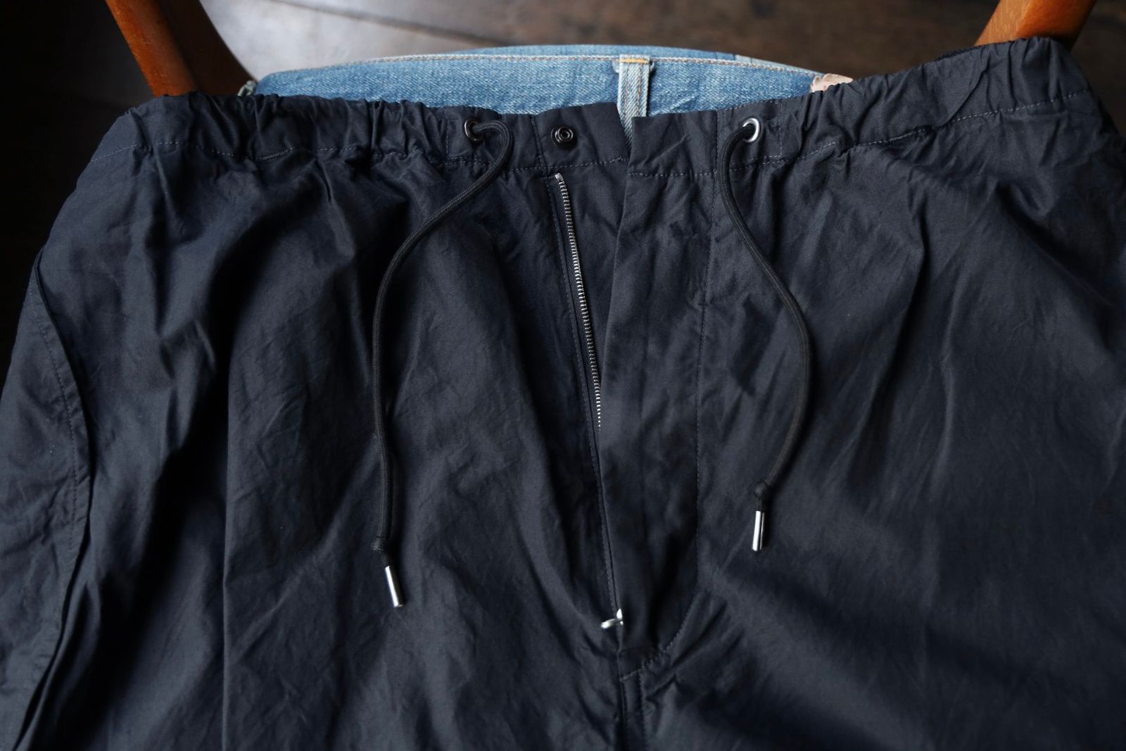 アプレッセ 2025 STYLE2  Silk Taffeta M-51 Over Pants(25AAP-04-11)BLACK