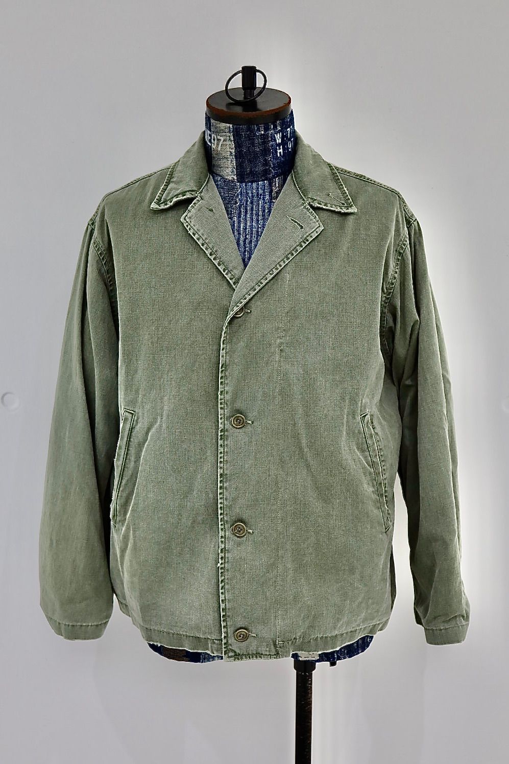 アプレッセ 2026 STYLE1 Vintage US NAVY N-4 Deck Jacket(26SAP-01-51)SAGE☆3月6日(金)再入荷しました！
