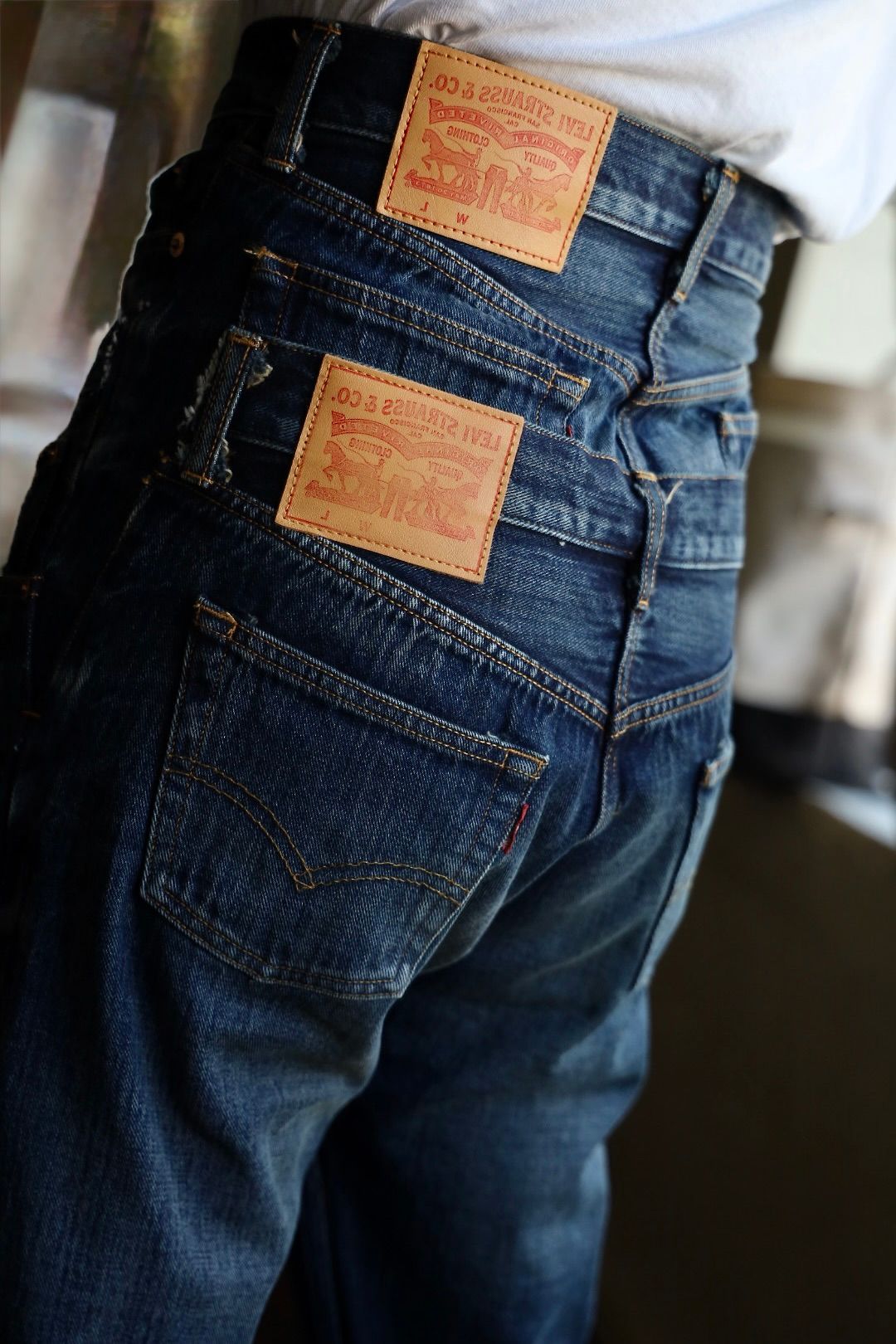 JUNYA WATANABE MAN ダブルウエストLevi's Wネームデニム JUNYA WATANABE MAN ダブルウエストLevi's Wネームデニム