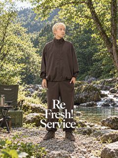 ReFresh!Service. SYNTHETIC WOOL TRACK SUIT(FSR263-60068)BROWN☆9月19日(土)新作発売！