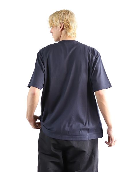 コムデギャルソンオム 24SS ロゴプリントTシャツ(NAVY) style 2024.4.5