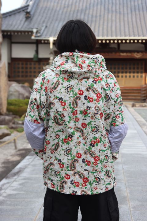 JUNYA WATANABE MAN フラワープリント アノラックパーカー style.2022.5.6