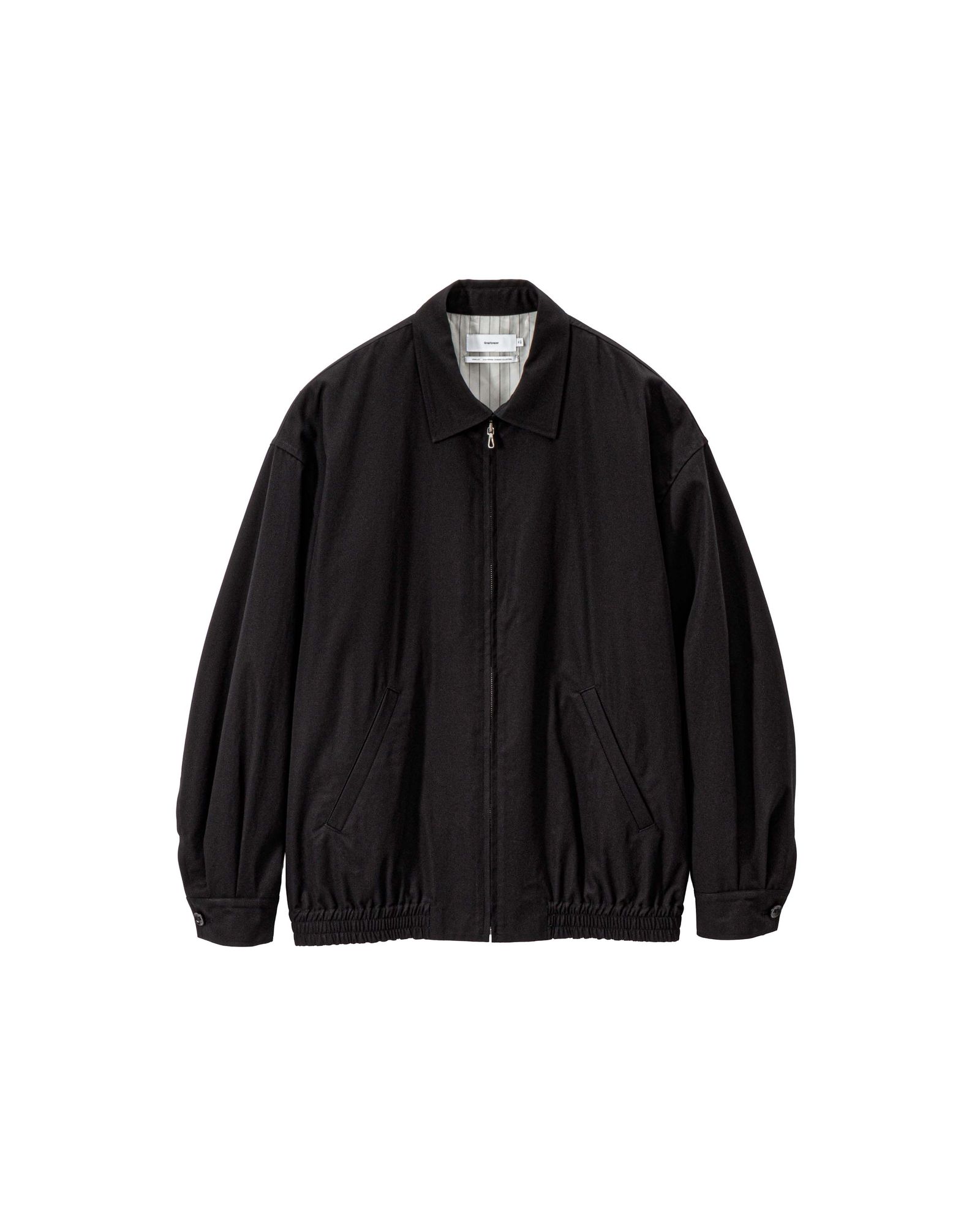 グラフペーパー 26SS Brushed Cotton Gabardine Swing Top Jacket(GM261-30394)BLACK☆2月7日(土)発売！