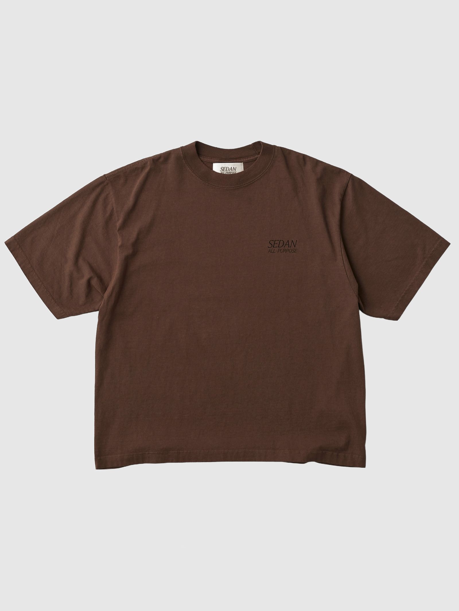 セダンオールパーパス SS24 Garment Dyed S/S Tee(SD24S-CT06)Brown