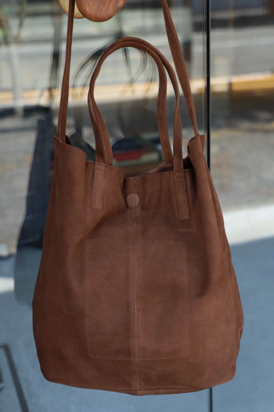 Morphee / モルフェトートバッグ 3WAY MIDIUM TOTE(LONG)SUEDE [COFFEE BROWN]☆新作発売！
