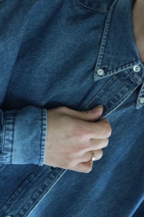 A.PRESSE BD Denim Shirt(22SAP-02-03H)INDIGO style.