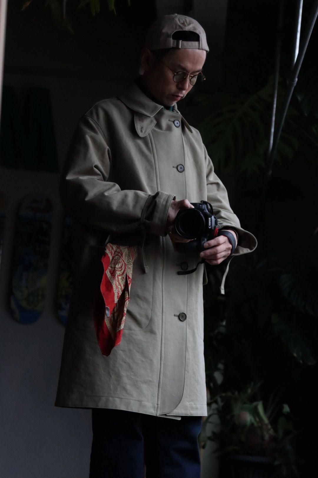 A.PRESSE アプレッセ23SSコート Motorcycle Half Coatスタイル2023.2.20.