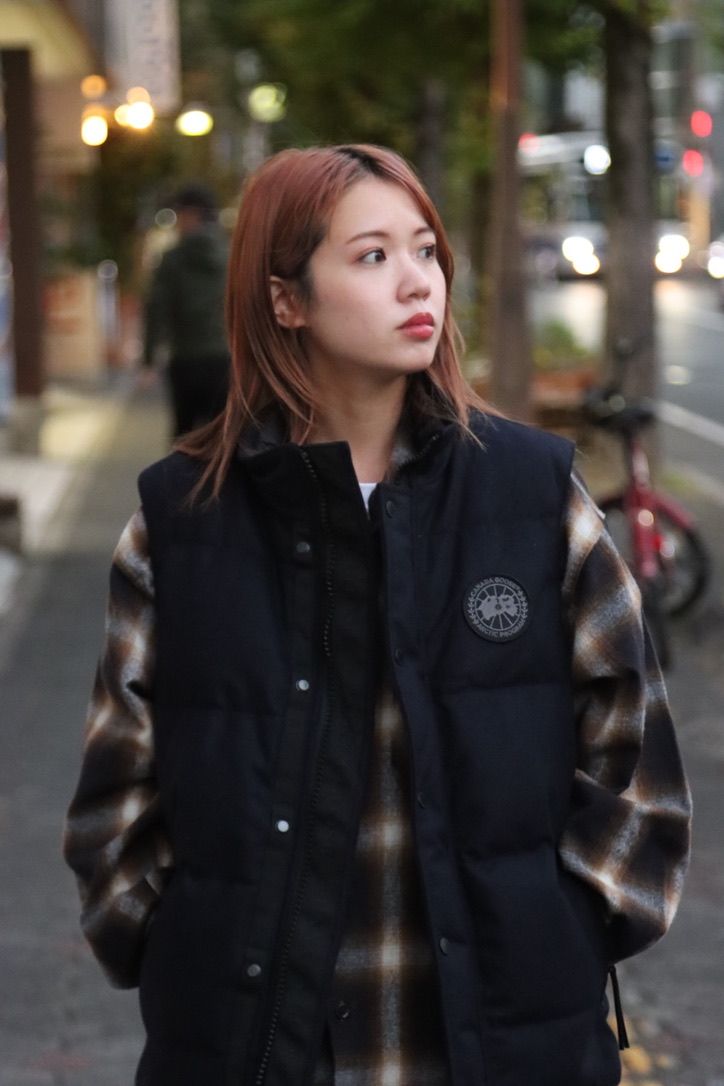 CANADA GOOSE 22AW GARSON VEST WOOL BLACK LABEL style.2022.10.31