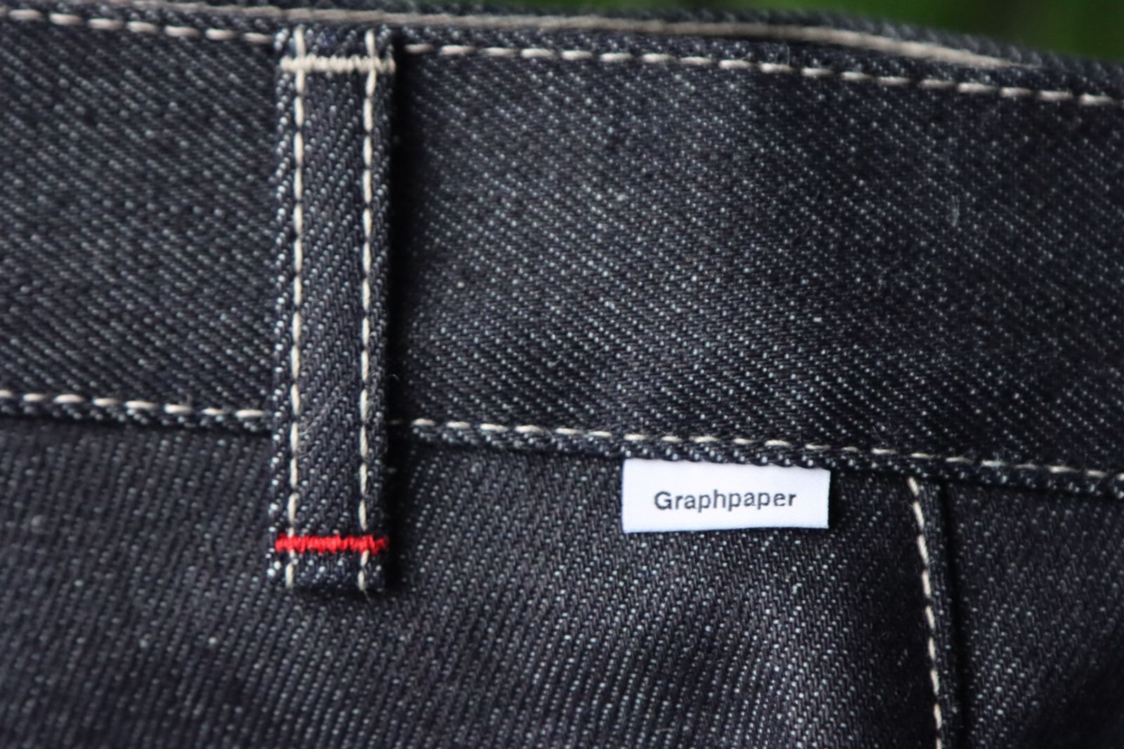 Graphpaper - グラフペーパー Selvage Denim Two Tuck Tapered Pants