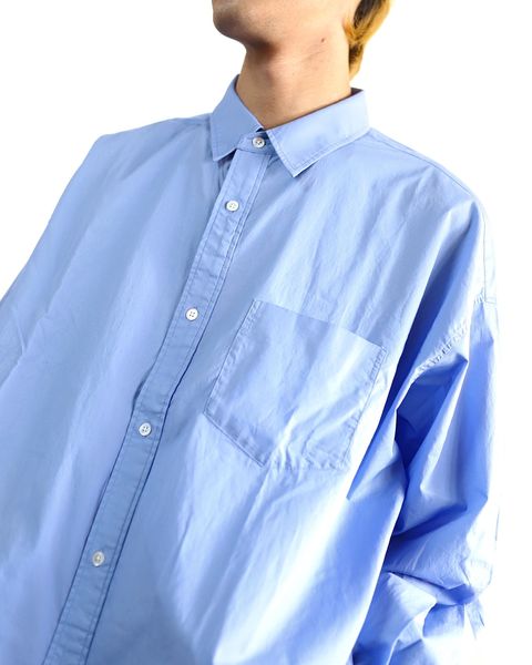 FreshService 24SS CORPORATE UNIFORM L/S SHIRT(L.BLUE) style 2024.3.8