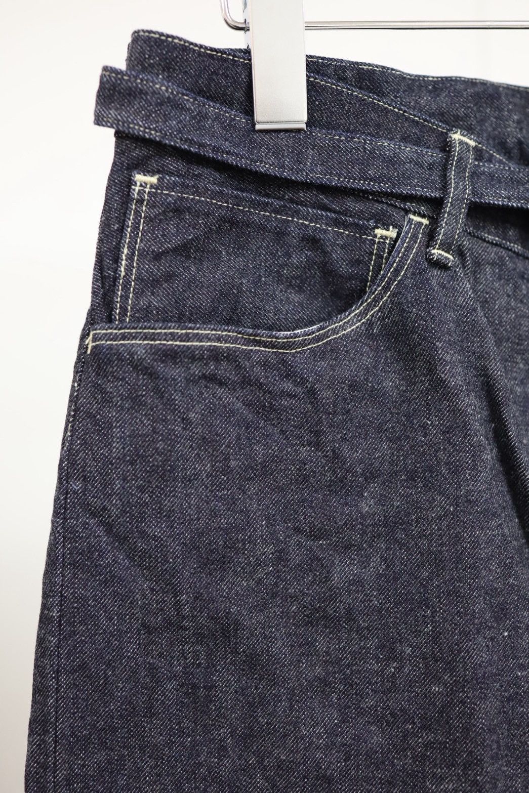 blurhms ブラームス 26SS 12.9oz Denim Bias Belted Pants(BHS26S012)Indigo☆1月23日(金)新作発売！