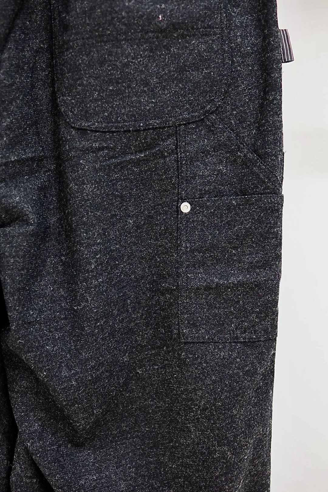 S.F.C 25FW エスエフシー CASHMERE WOOL DOUBLE KNEE PANTS(SFCFW25P08)Black M