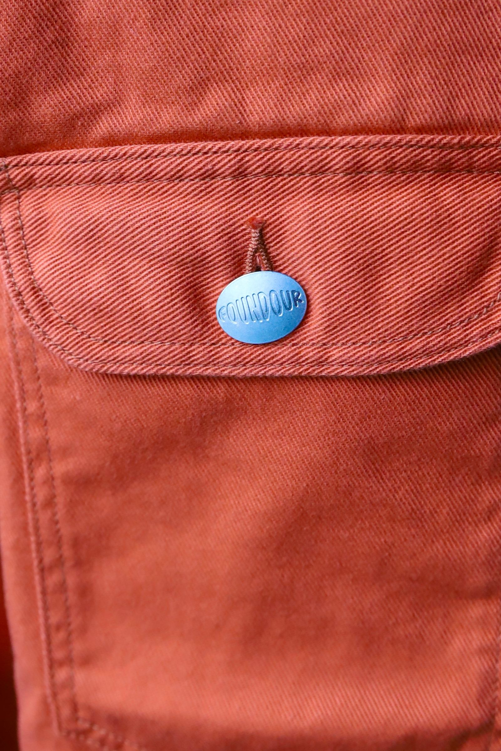 ファウンダ 25AW WORK JACKET (015FD252007)ORANGE