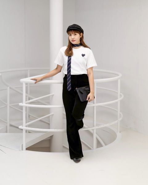 PLAY COMME des GARCONS 新作RHINESTONE HEART Tシャツ style.2025.12.9