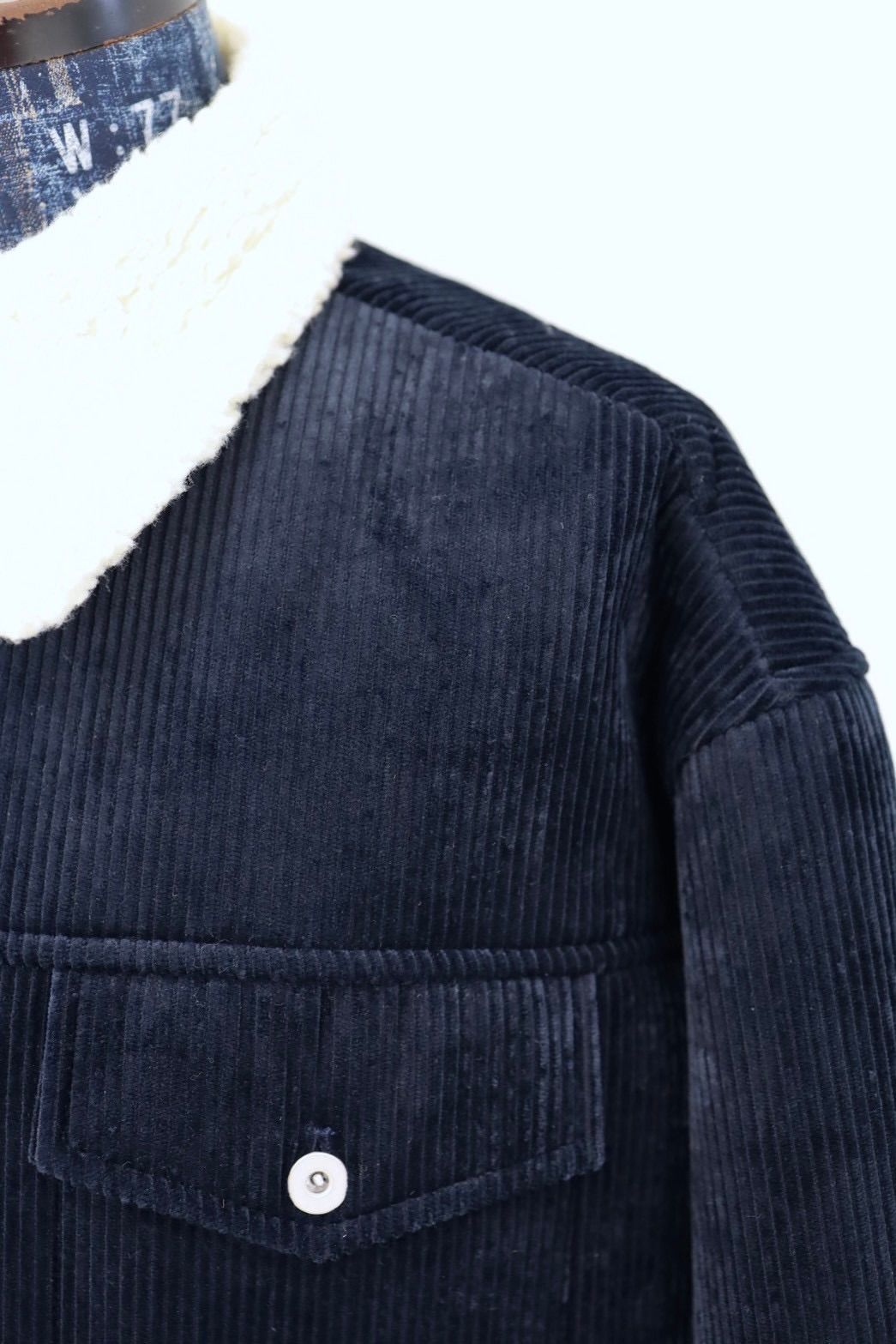 フレッシュサービス SHERPA CORDUROY RANCH JACKET(FSC254-30063)NAVY☆11月22日(土)発売！