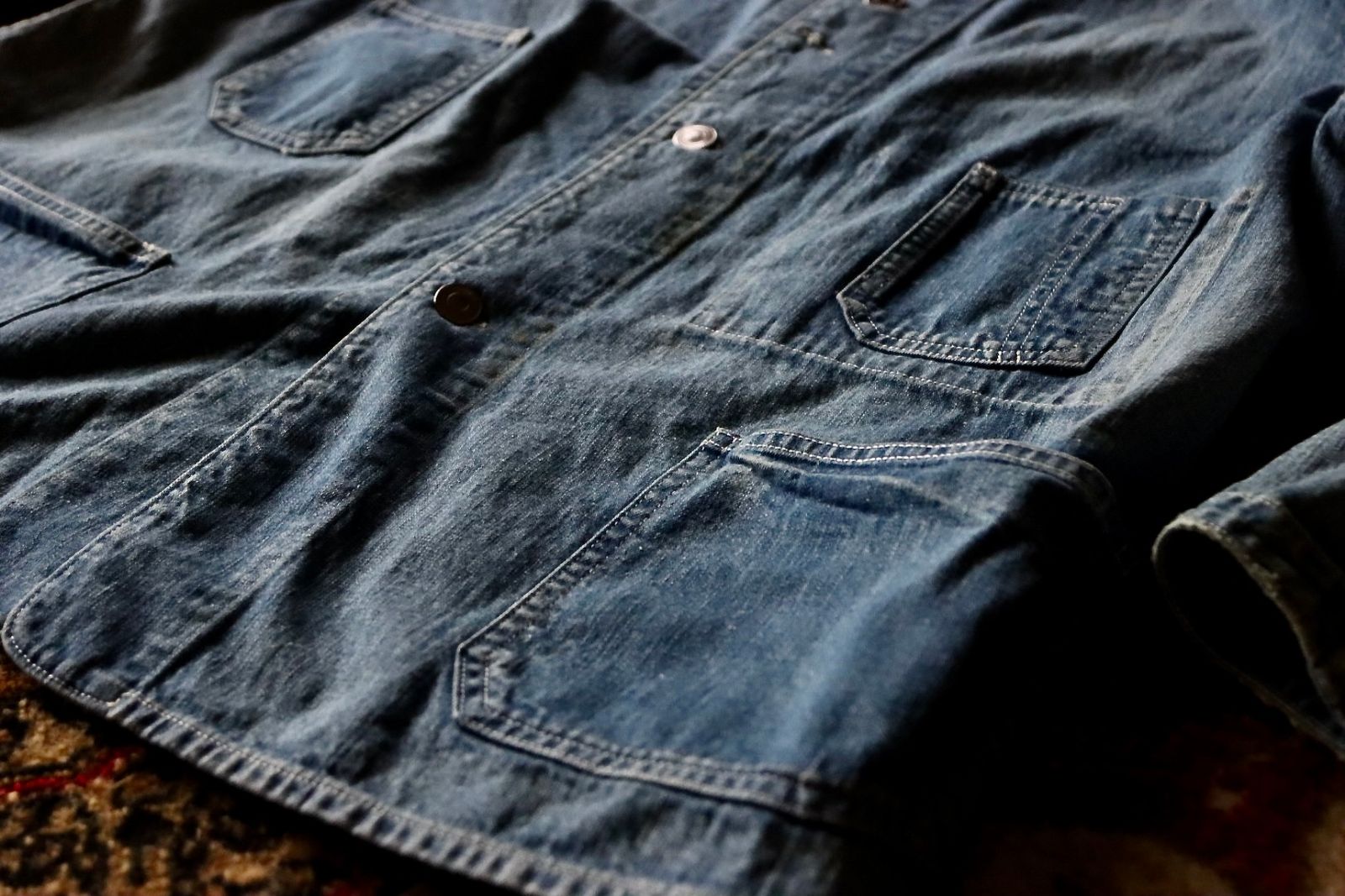 A.PRESSE - アプレッセ24SS Unknown Vintage Denim Coverall A.PRESSE - アプレッセ24SS Unknown Vintage Denim Coverall