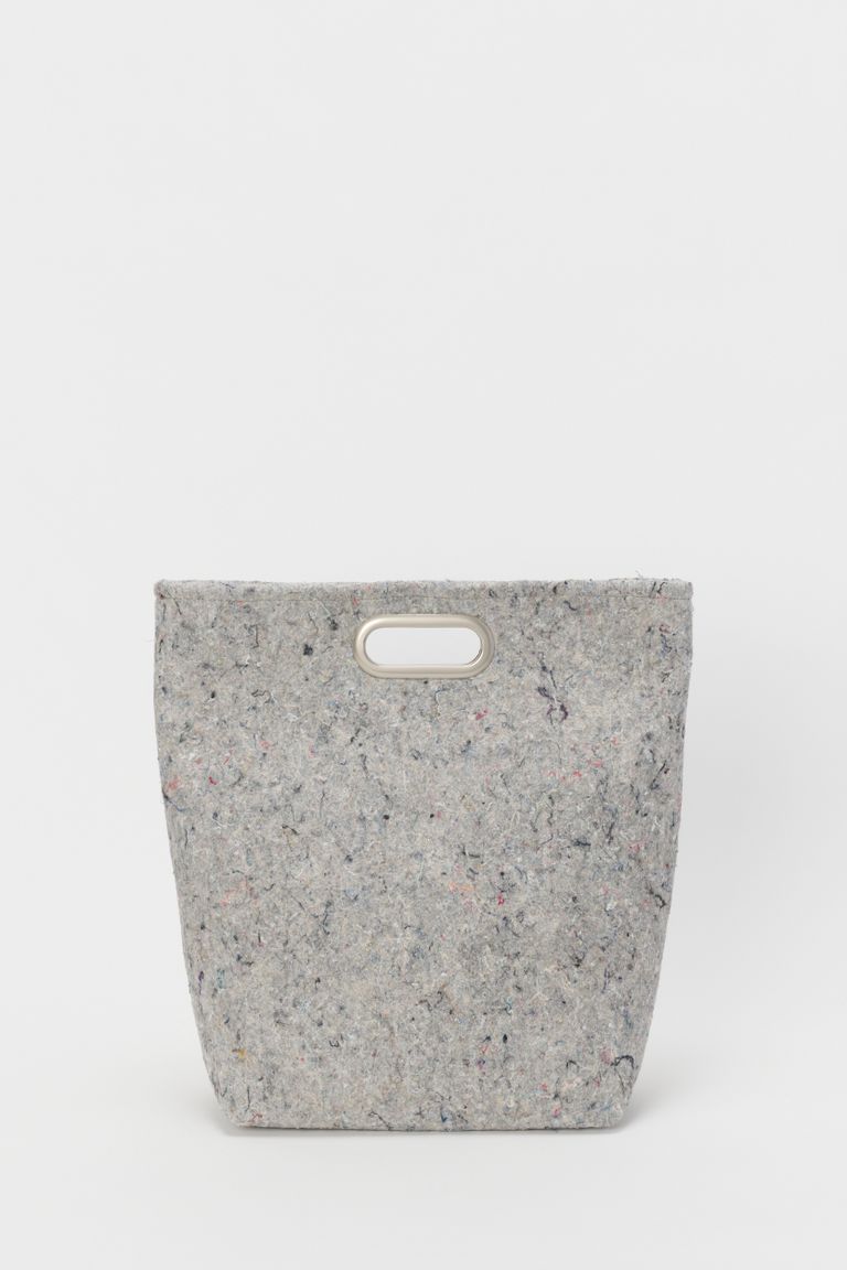 Hender Scheme - エンダースキーマ 22秋冬 Recycled felt) hole bag large qn-rb-rhl mix  gray | mark