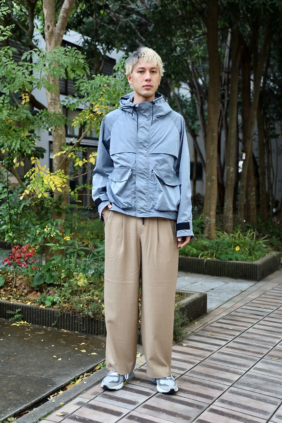 marka マーカ 26SS FIELD PARKA -RECYCLED NYLON CHAMBRAY TAFFETA-(M26A04BL01C)LIGHT BLUE☆新作発売！
