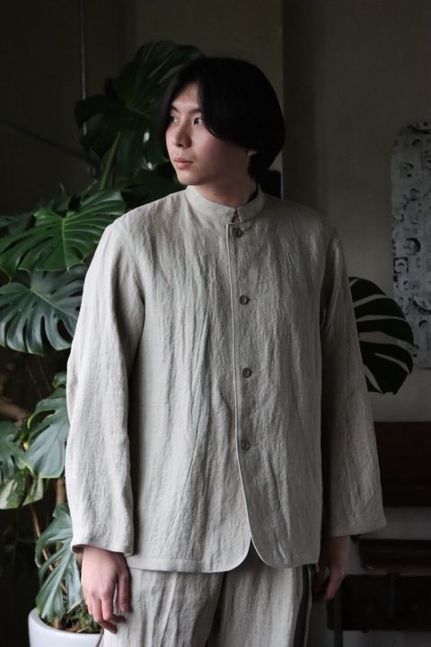 blurhms Linen Twill Hospital Jacket(BHS22S006) style. 2022.01.24.