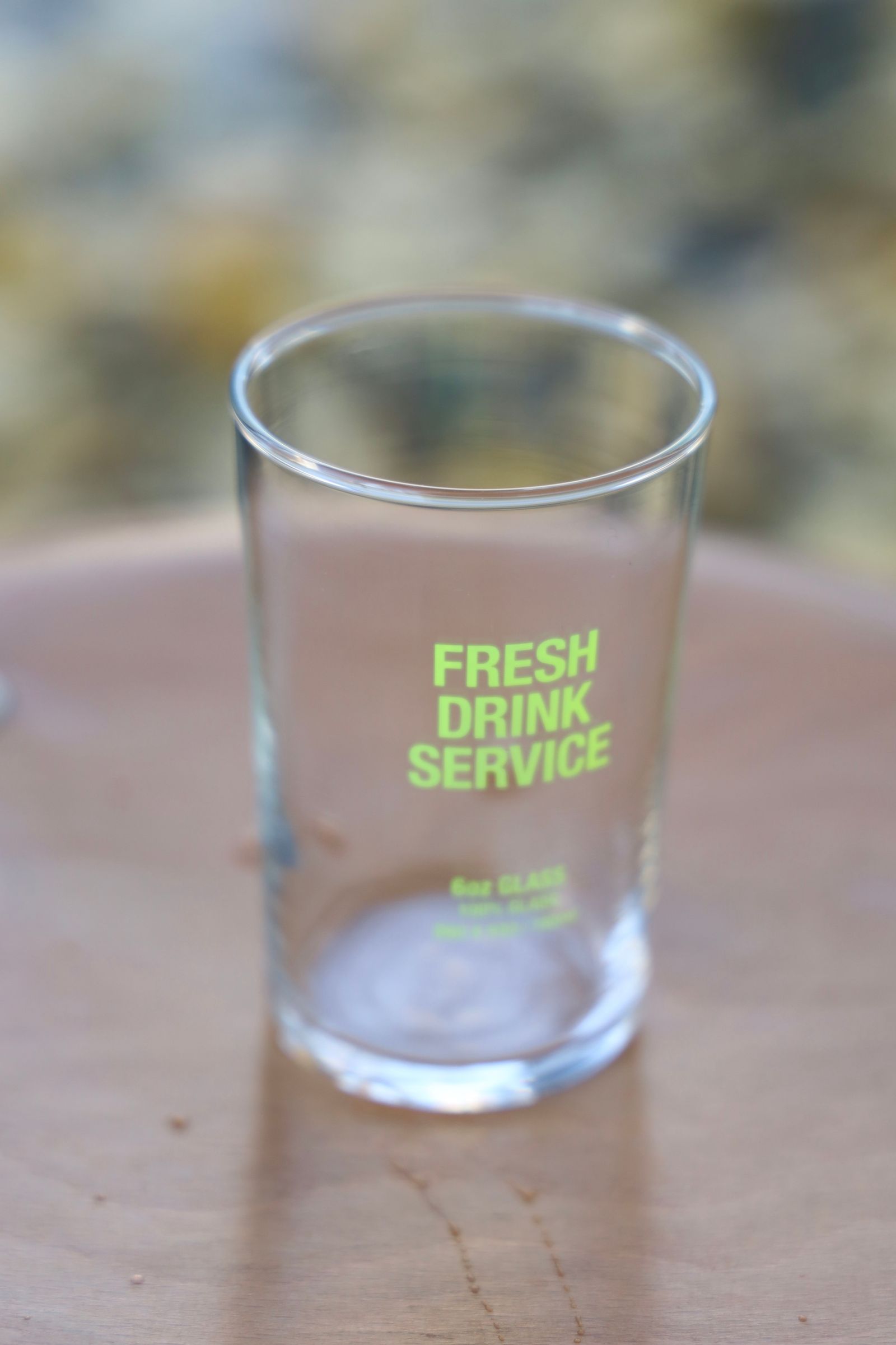 フレッシュサービス FDS_6oz GLASS(FDS251-99208)CLEAR☆12月14日(土)発売！