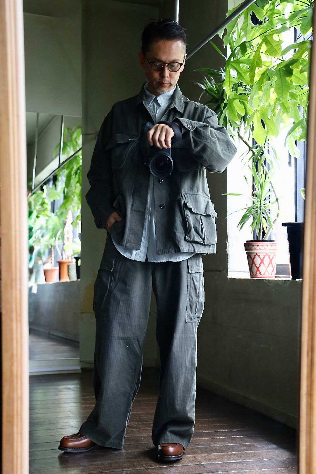 ジャケット・アウター a.presse VINTAGE US ARMY JUNGLE FATIGUE A.PRESSE Vintage US Army Jungle Fatigue Jacketスタイル