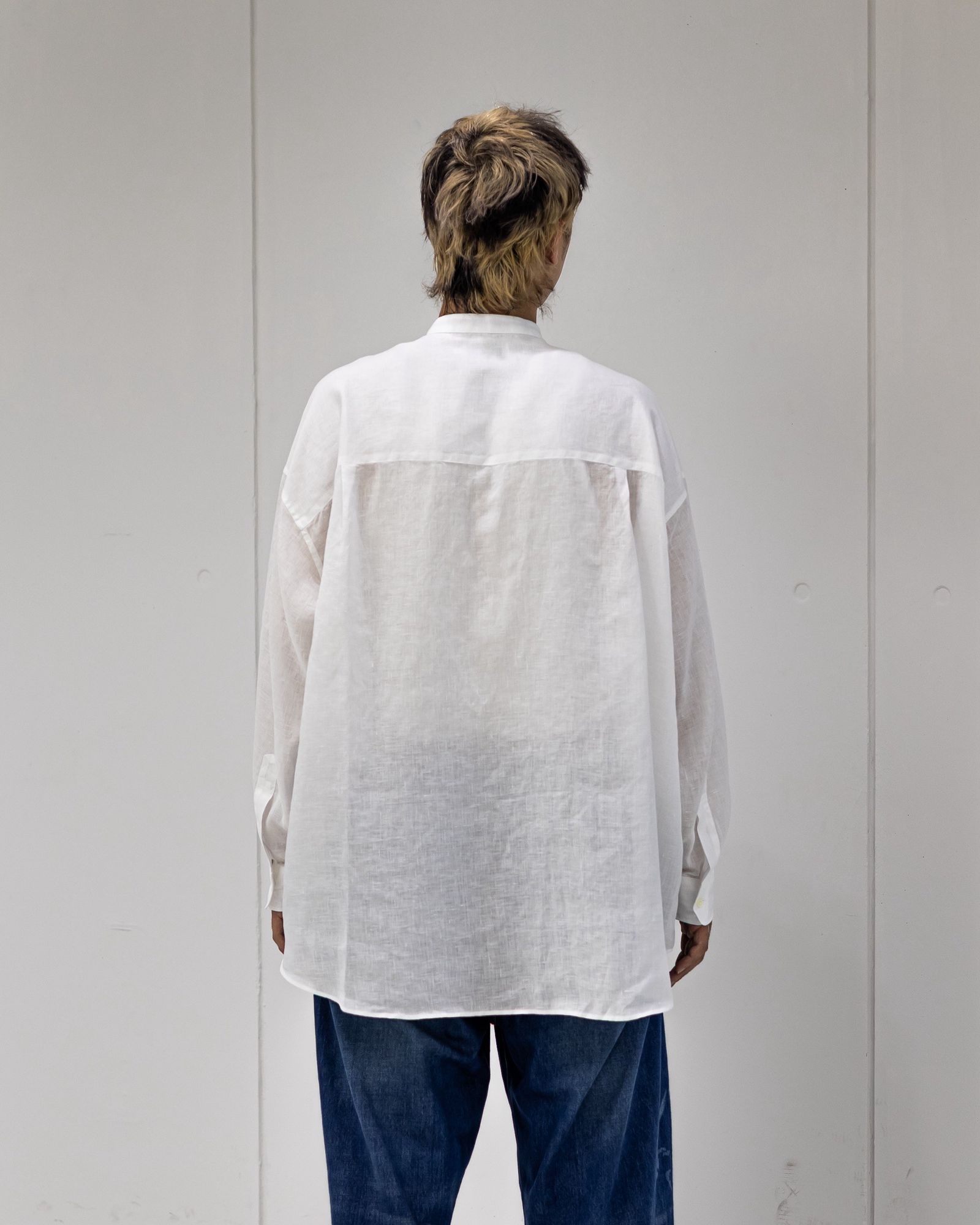 Graphpaper Linen L/S Oversized Band Collar Shirt 6月20日(土)新作発売！
