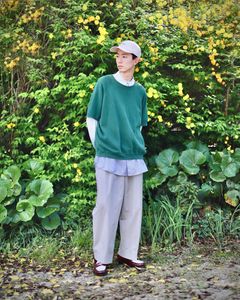 A.PRESSE アプレッセ23SS High Density Weather Cloth Trousersスタイル