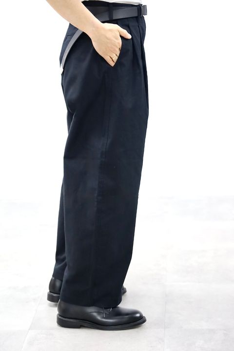 COMME des GARCONS HOMME 26SS ウールラミーギャバジンジャケットスタイル