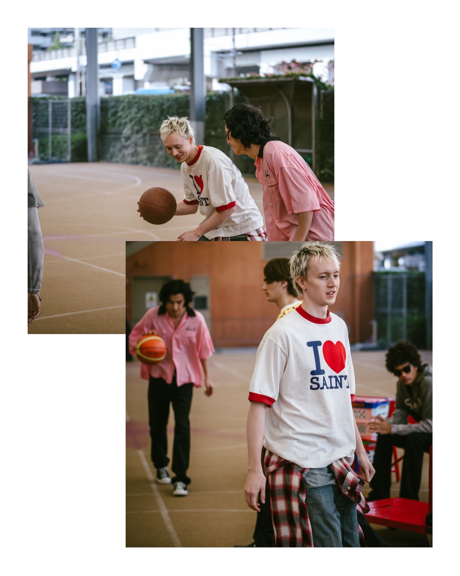 セントマイケル 26SS I LOVE SAINT_SS T-SHIRT(SM-MK8-0000-018)WHITE☆4月29日(水)新作発売！