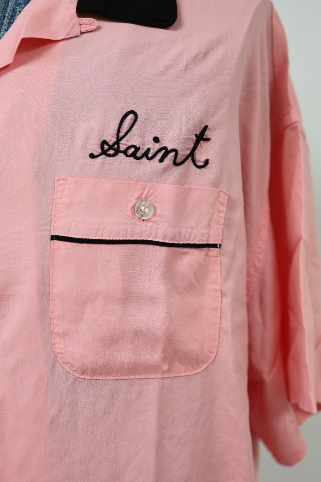 セントマイケル 26SS BOWLING SHIRT(SM-MK8-0000-036)PINK☆4月29日(水)新作発売！