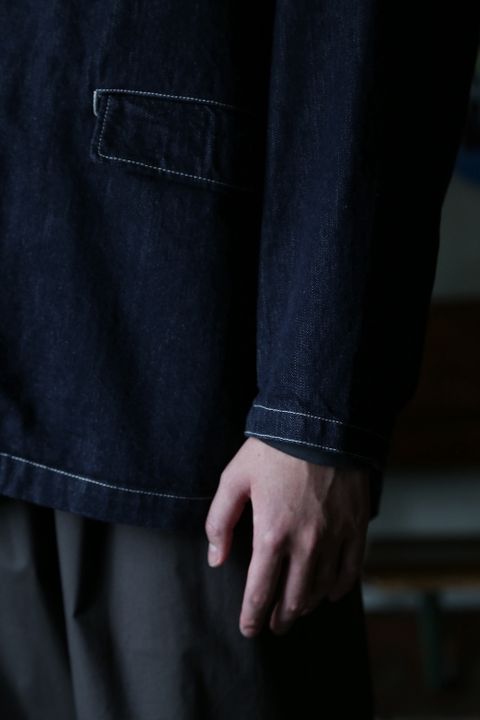 CIOTA for Graphpaper Suvin Cotton Denim Jacket(GM213-20238) style.2021.8.22