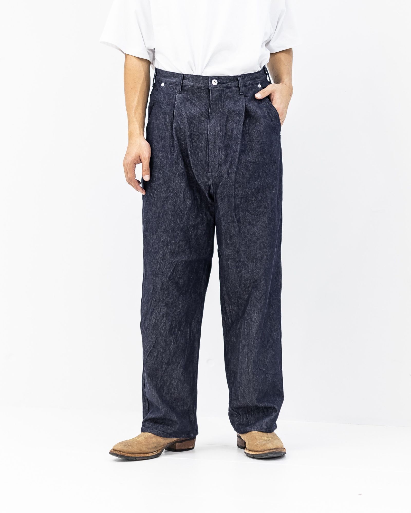 コムデギャルソンオム25FW コットンデニムパンツ(HP-P026-051)INDIGO